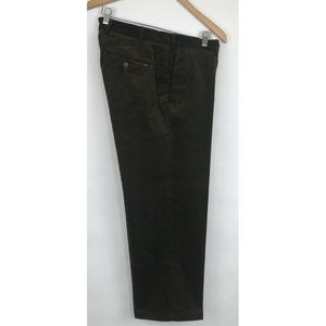 POLO Ralph Lauren Mens Brown Corduroy Pants Size‎ 34 Short Inseam Classic Fit
